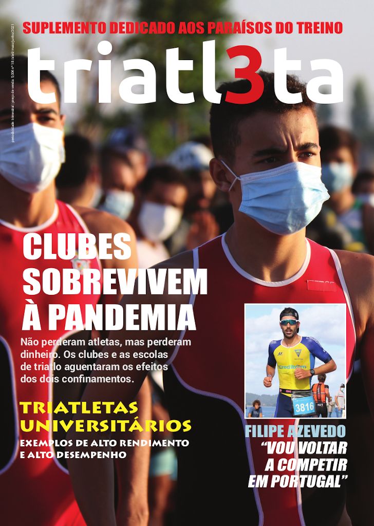 Capa da edição 18 da Revista Triatl3ta